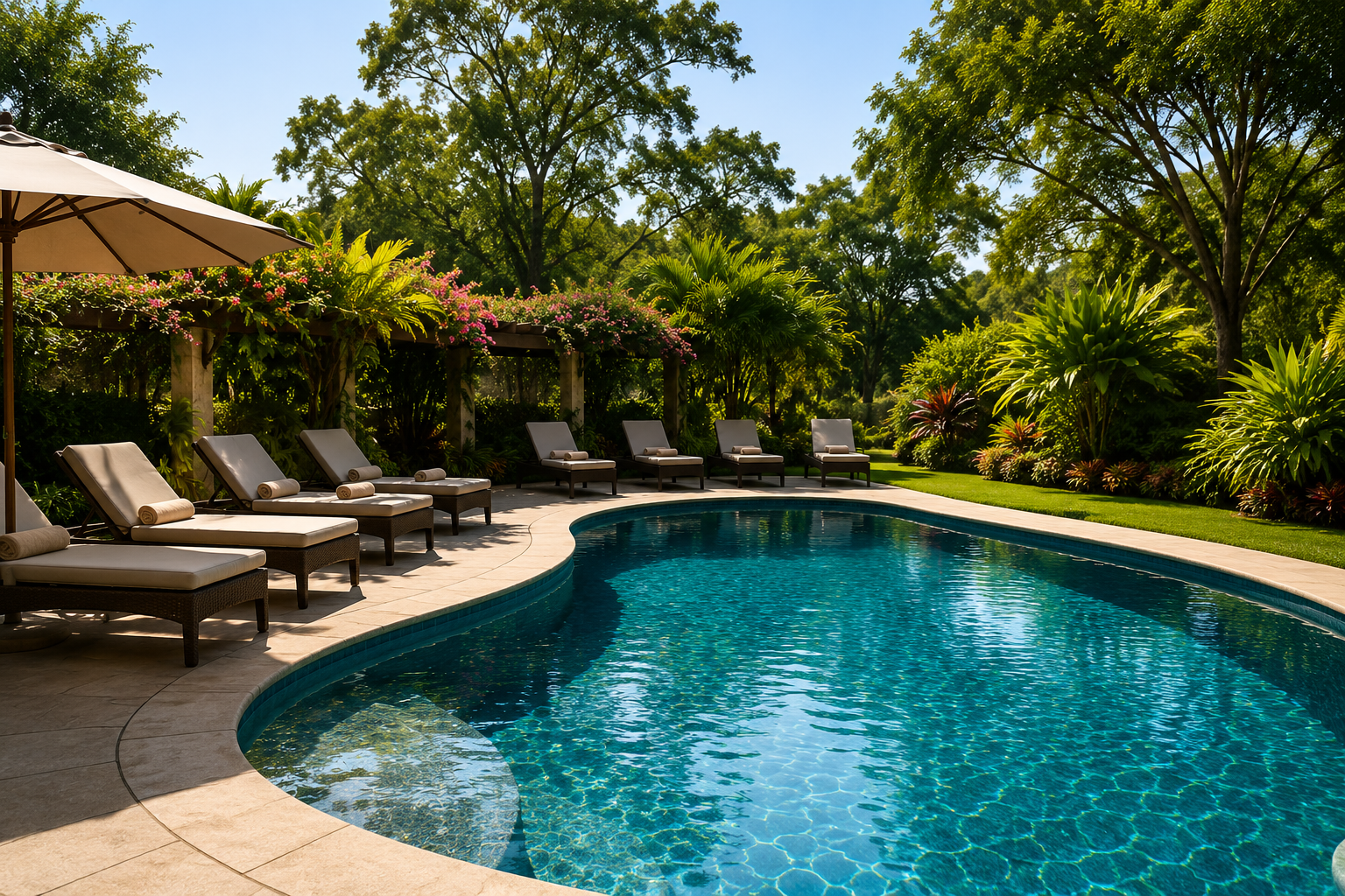 Pool area